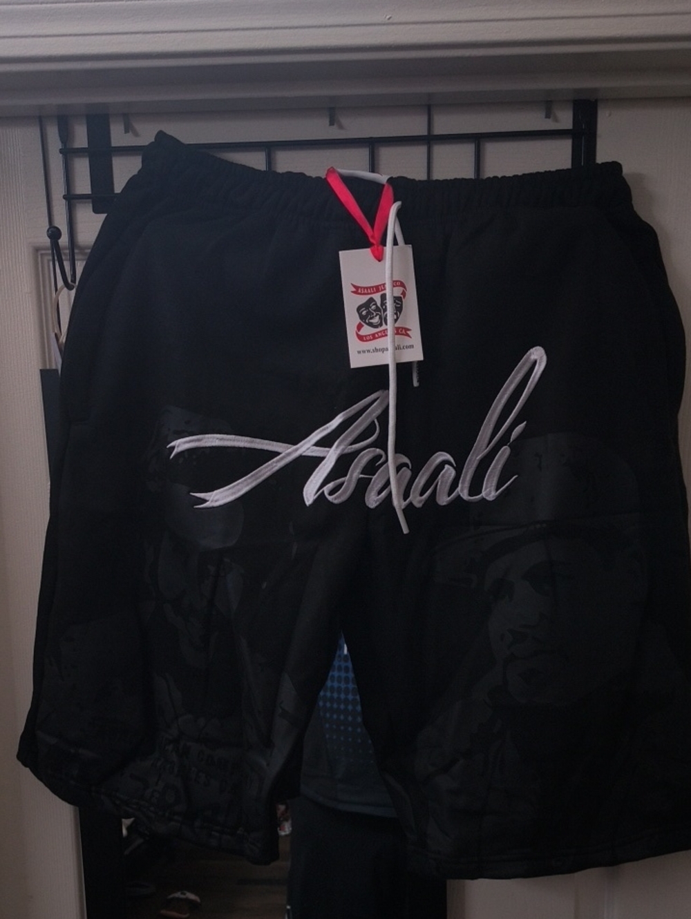 Brand New Asaali Shorts Black N Gray Size XL